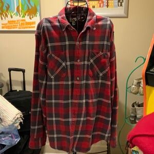 Ruff Hewn Red and Black Checkered Shirt